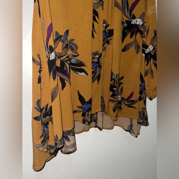 Free People Boho Floral Oversize  Pullover Tunic Dress/ Blouse - Picture 5 of 14